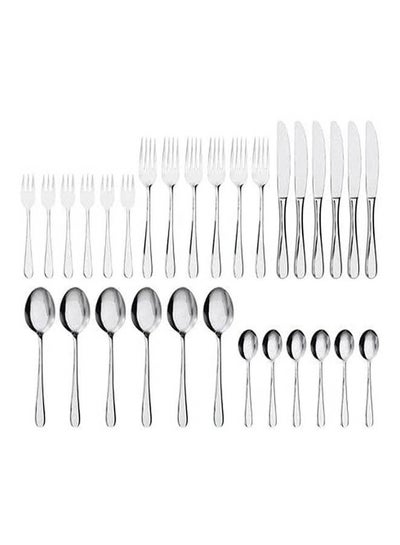 Buy Set Of Cutlery 24 Pieces Silver in Egypt