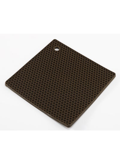 Buy Silicone Baking Mat Brown 18x18x0.80cm in Saudi Arabia