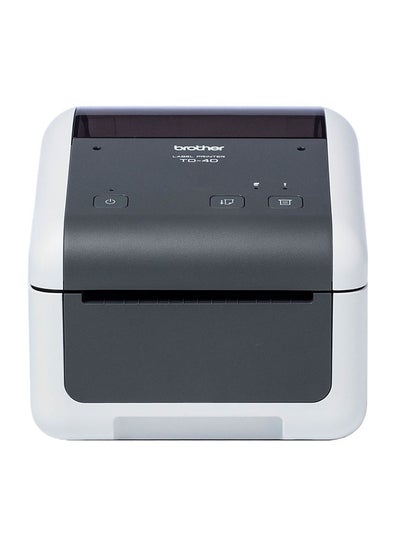 Buy Desktop Label Printer Brother TD-4410D Grey/White in UAE