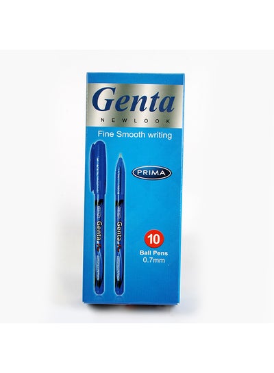 Buy Ballpoint Pen Genta  10 pcs Blue in Egypt