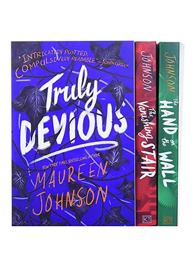 Buy Truly Devious 3-Book Box Set: Truly Devious, Vanishing Stair, and Hand on the Wall Paperback English by Johnson, Maureen in UAE