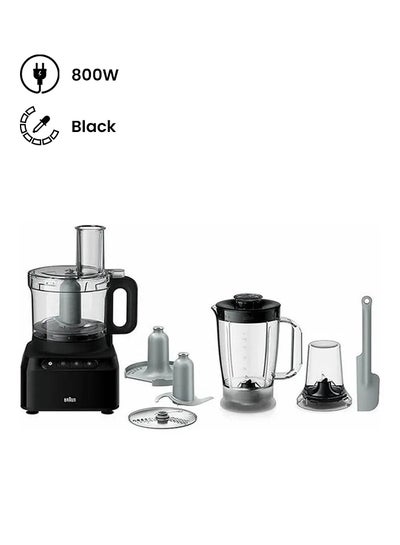 Buy Food Processor 800 W Fp 3132 Bk Black in UAE