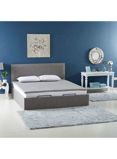 Buy Innate Charcoal Infused Mattress Topper Combination Grey 200x180cm in UAE