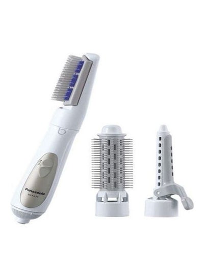 Buy Hair Styler With 3 Attachments White in UAE
