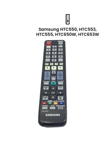 Buy Remote Control For Samsung HTC550/HTC553/HTC555/HTC650W/HTC653W Black in UAE