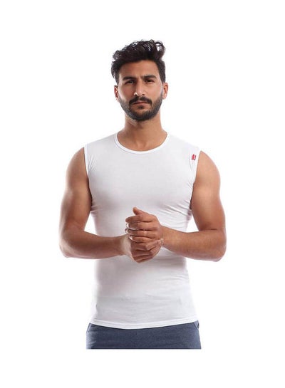 اشتري Cut O-Neck Under Shirt White في مصر