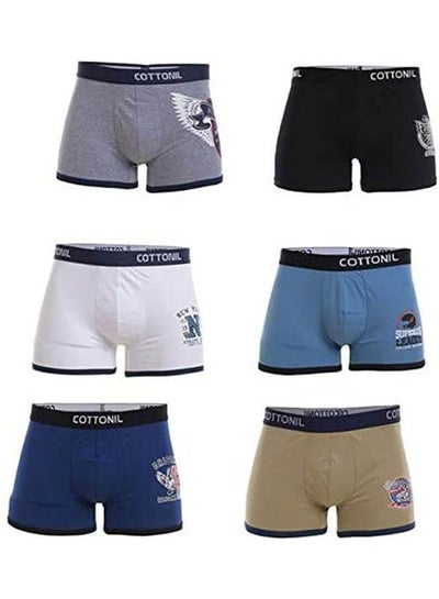 Buy Set Of (6) Boxers Multicolour in Egypt