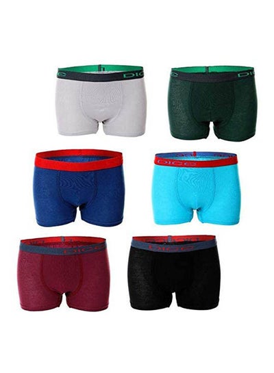 اشتري Boxer For Boys Set Of 6 Pcs Boxers Multicolour في مصر