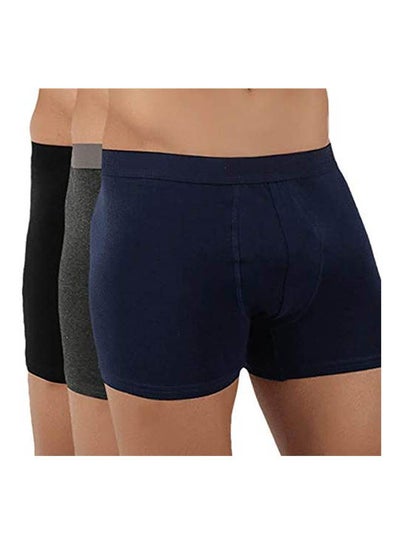 Buy Boxer Set Of 3 Boxers For Men Multicolour in UAE