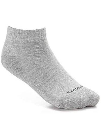 Buy Set Of (8) Half Towel Ankle Socks Multicolour in Egypt