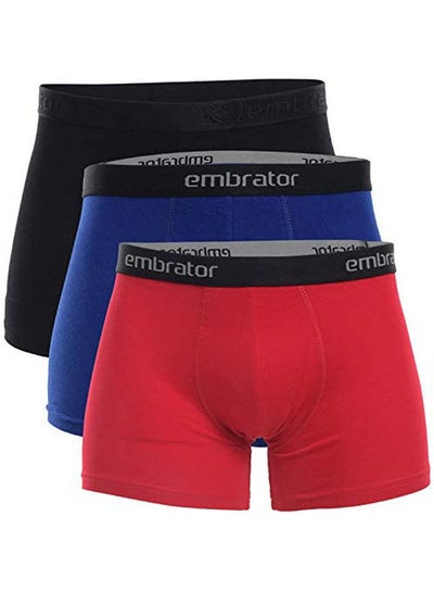 Buy Boxer Briefs  Set Of 3 Multicolour in Egypt