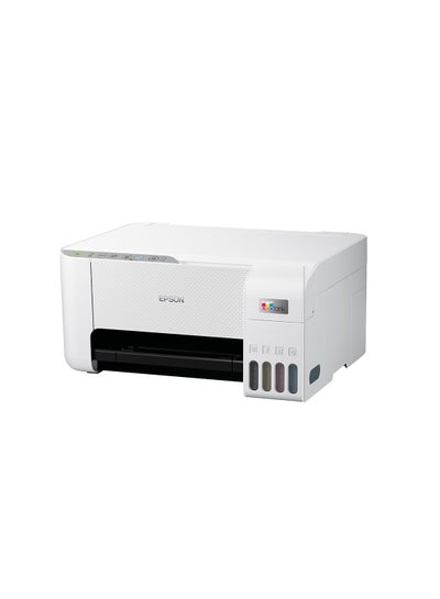 Buy Ecotank L3256 Home Ink Tank Printer A4, Colour, 3-In-1 With Wifi And Smartpanel App Connectivity White in UAE