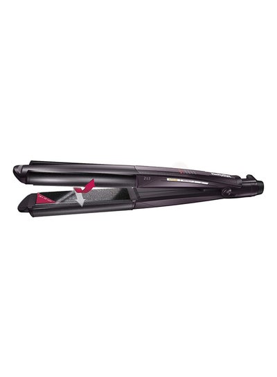 Buy Hair Straightener Wet & Dry Straight, Dual-function Straightening And Curling, Advanced Heat Technology With Quick Heat-up Time, Long-lasting Results & Salon-quality Styling, ST330SDE Black in Egypt