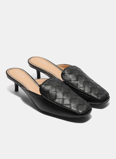 Buy Slip-On Mule Sandals Black in UAE