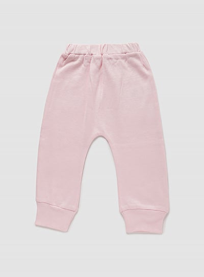 Buy Casual Plain Bottom Pyjama Pink in Saudi Arabia