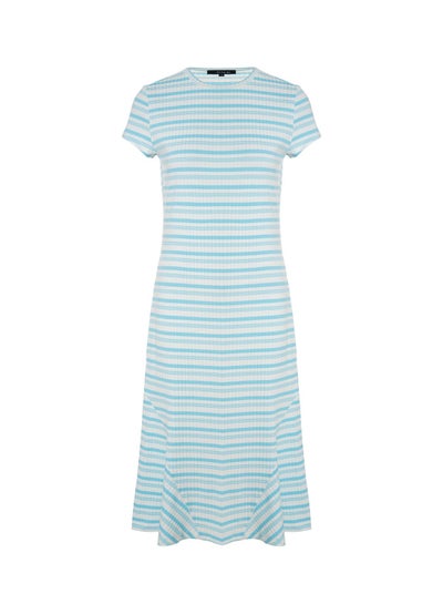 Buy Women's Casual Plain Basic Design Long Evening Maxi Short Sleeve Knit Dress 48075 - #9 in Saudi Arabia