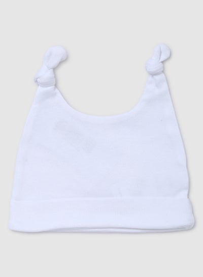 Buy Baby Boys Cap With Stretch White in UAE