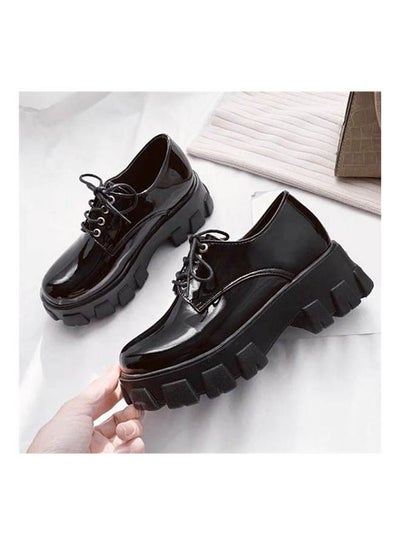 Buy Lace-Up Ankle Boots Black in Egypt