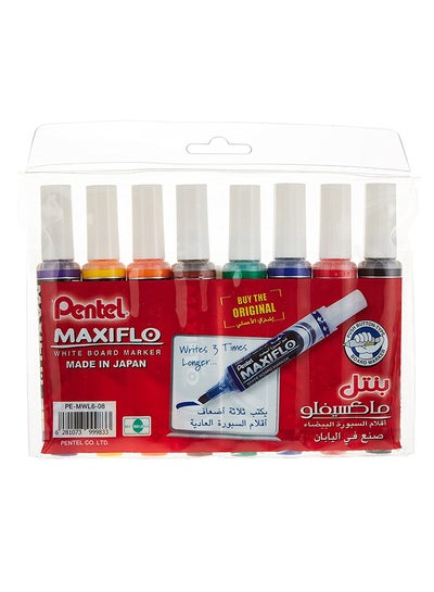 Buy 8-Piece Maxiflo Marker Set Multicolour in UAE