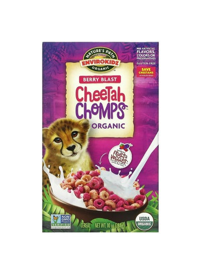 Buy Envirokidz Berry Blast Cheetah Chomps Organic Cereal 284grams in UAE