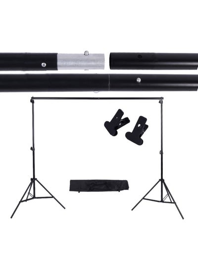 Buy Adjustable Backdrop Crossbar Kit Black in UAE