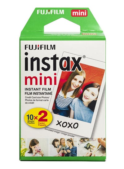 Buy Instax Mini Instant Film 10 Sheets x 2 Packs in UAE