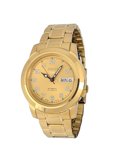 Buy Men's Round Shape Stainless Steel Analog Wrist Watch 39 mm - Gold - SNKK38J1 in Saudi Arabia