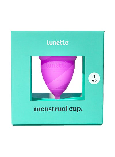 Buy Reusable Menstrual Cup Model 1 for Light to Moderate Flow Violet 25ml in Saudi Arabia