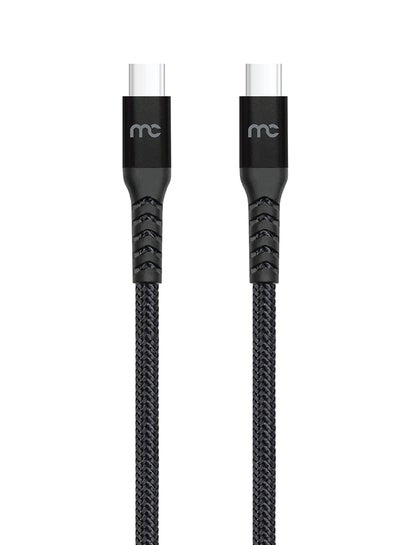 اشتري Type C To Type C Charge And Sync Cable 1.2m Black في الامارات