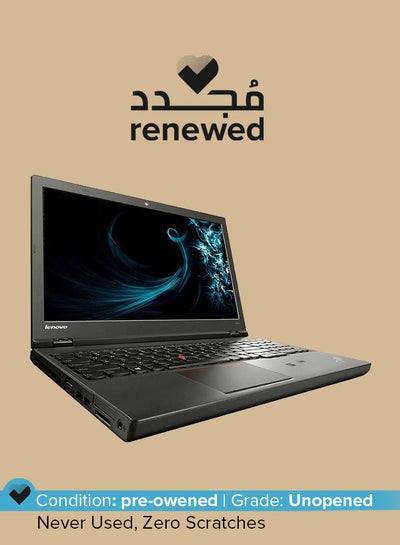 اشتري مُجدد - لابتوب ثينك باد W540 بشاشة مقاس 15.6 بوصة ومعالج إنتل كور i7/ من الجيل الرابع/ ذاكرة رام سعة 8 جيجابايت/ محرك أقراص SSD سعة 256 جيجابايت/ بطاقة رسومات إنتل بدقة عالية الوضوح بلون أسود اللغة الإنجليزية أسود في الامارات