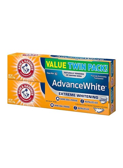 Buy Pack Of 2 Advance White Extreme Whitening Toothpaste in Saudi Arabia