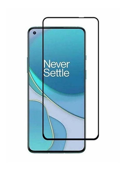 Buy Tempered Glass Screen Protector For OnePlus 8T Black in UAE
