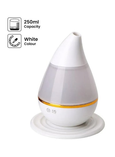 Buy Electric Air Humidifier 250Ml White 250ml in Saudi Arabia