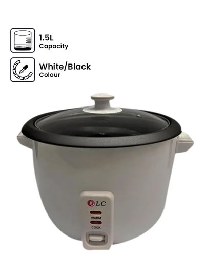 Buy Rice Cooker 1.5L 1.5 L DLC-815 White/Black in UAE
