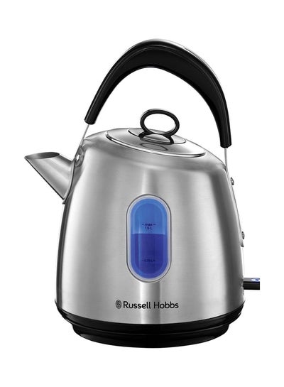 Buy Stylevia Traditional Electric Kettle Brushed St Steel, Pull Off Lid, Boil Dry Protection, Perfect Pour Spout, 360-Degree Rotational Base For Home, And Office Use 1.5 L 2200 W 28130 Silver in UAE