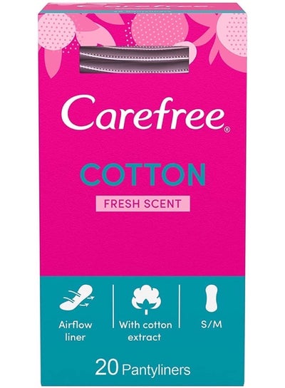 CAREFREE Panty Liners, FlexiComfort, Fresh Scent, Pack of 60 price in Saudi  Arabia,  Saudi Arabia