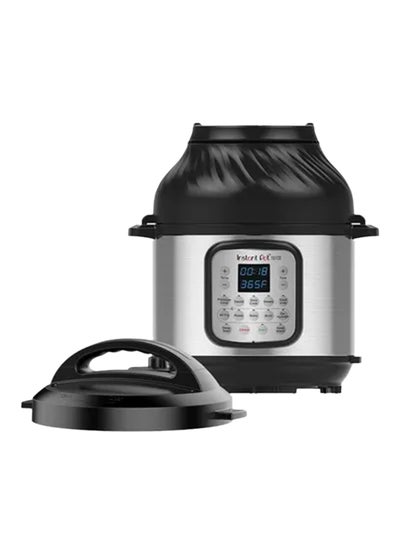 Buy Gourmet Crisp 11 In 1 Electric Multi-Use Pressure Cooker And Air Fryer 7.6L 7.6 L 1500 W GMCO8000 Black/Silver in UAE