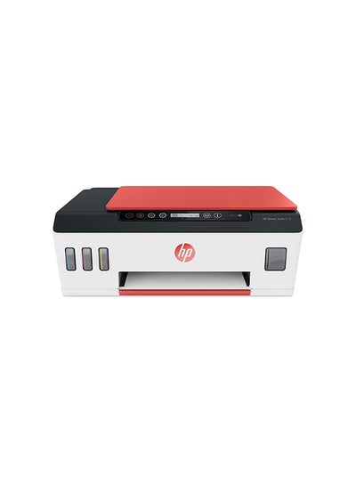 Buy Smart Tank 519 Wireless, Print, Scan, Copy, All In One Printer, Print up to 18000 black or 8000 color pages - Red/White [3YW73A] White/Black/Red in UAE