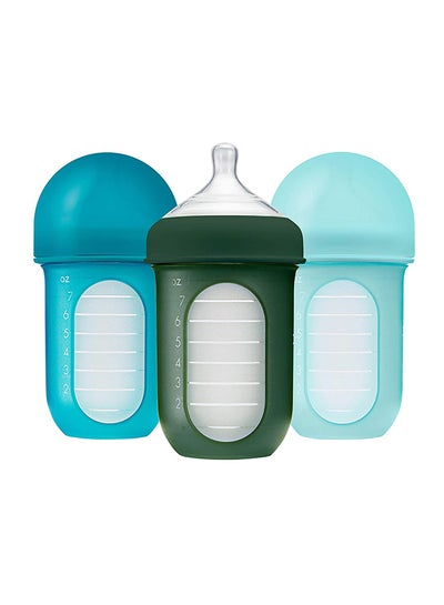 Buy 3-Piece Nurse Feeding Bottle Set 8oz in UAE