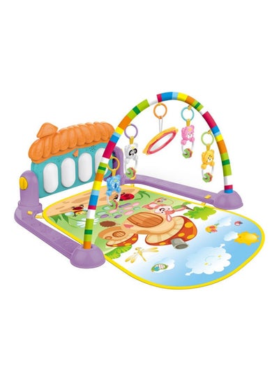 Buy 2-In-1 Baby Kick And Play Piano Gym Mat Rack 29.5x23.6x17.7inch in Egypt