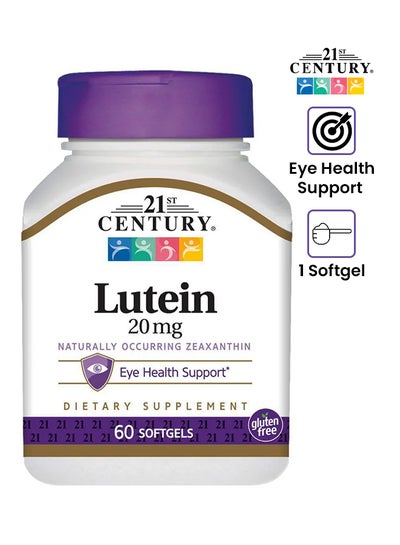 Buy Lutein 20mg - 60 Softgel in UAE