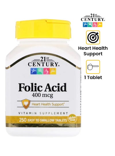 Buy Folic Acid 400 mcg - 250 Tablets in UAE