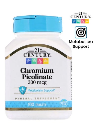 Buy Chromium Picolinate Dietary Supplement 200 mcg - 100 Capsules in UAE