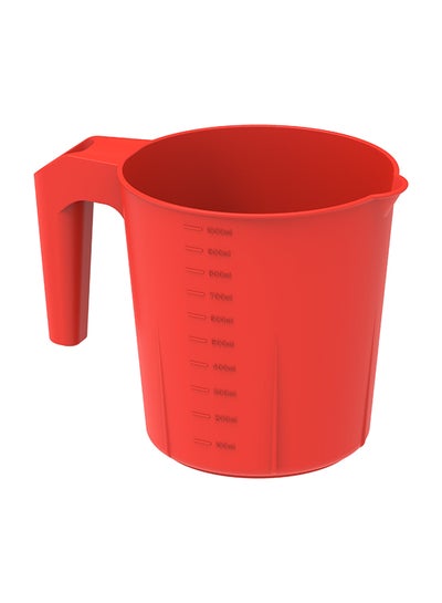Buy 1-Liter Plastic Mug Red in UAE