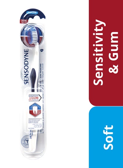 Buy Toothbrush With Soft Bristles For Teeth Sensitivity And Gum Multicolor in Saudi Arabia