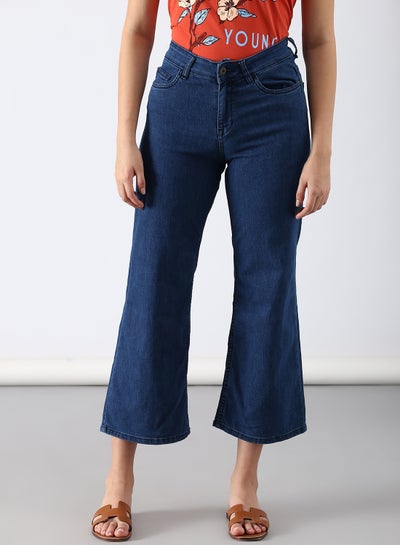 Buy Casual Slim Fit Jeans Sky Blue in UAE