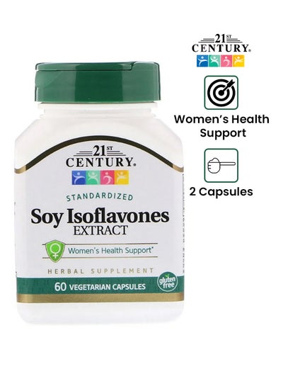 Buy Soy Isoflavones Extract Standardized - 60 Capsules in Saudi Arabia