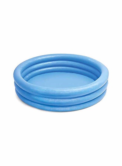 Buy Crystal Blue Inflatable Foldable Portable Lightweight Swimming Pool 147x33cm in UAE