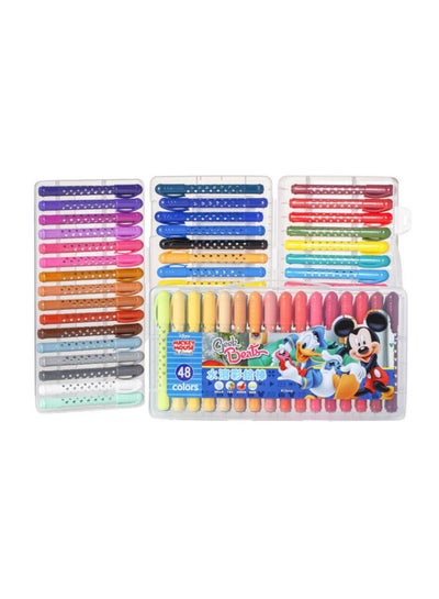 اشتري قلم تلوين ميكي آند فريندز 48 قطعة متعدد الألوان متعدد الألوان في السعودية
