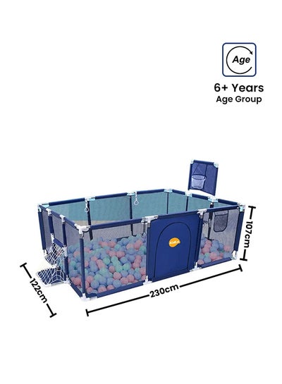 Buy Playground Safety Barrier Durable Sturdy Easy To Assemble Made With High Quality 230x122x107cm in Saudi Arabia